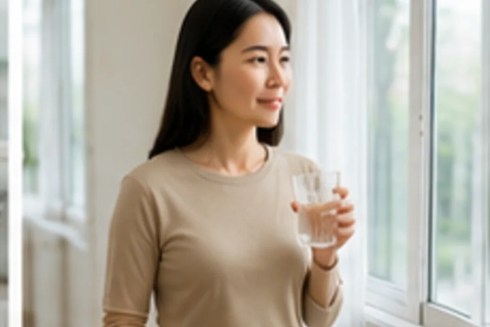 医生与就诊者一起查看体重曲线，规划停药后如何保持效果
