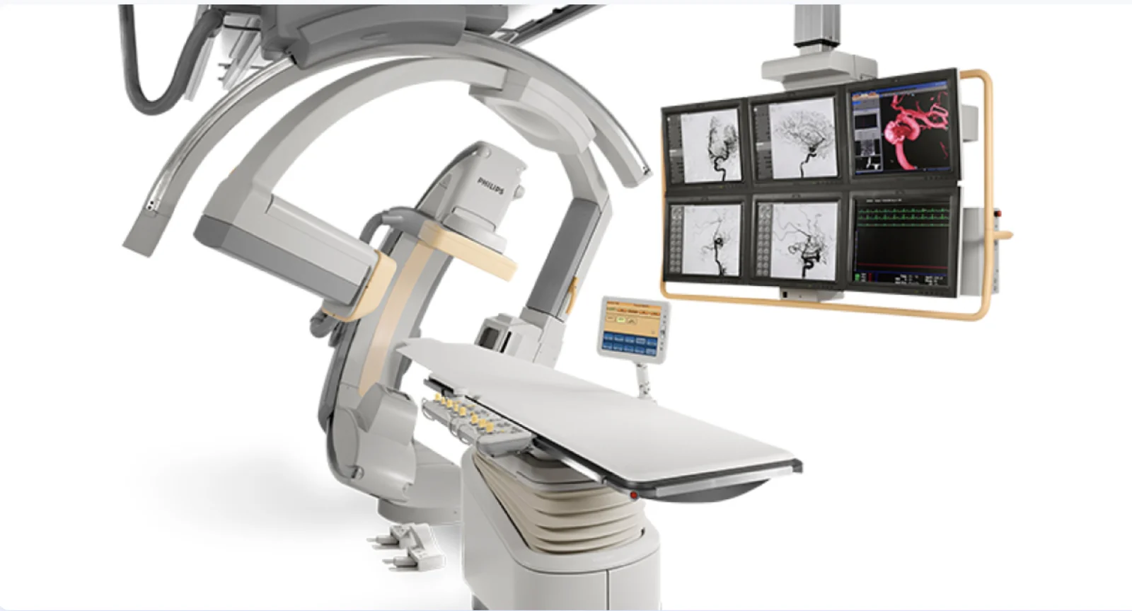 Doctor performing an image-guided epidural steroid injection into the lumbar epidural space